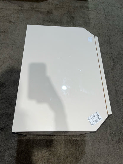 Vanilla Two Drawer Lacquered Nightstand