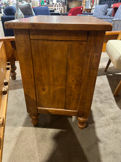 Pottery Barn Single Drawer Wood "Kendal" Nightstand