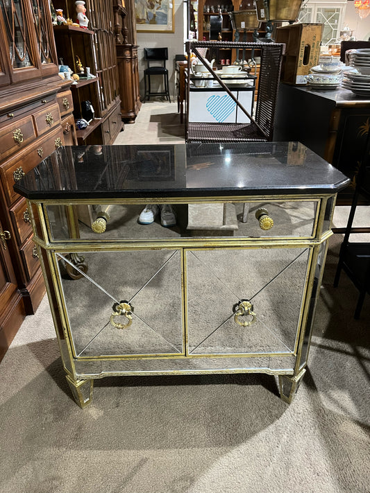 Mirrored Nightstand