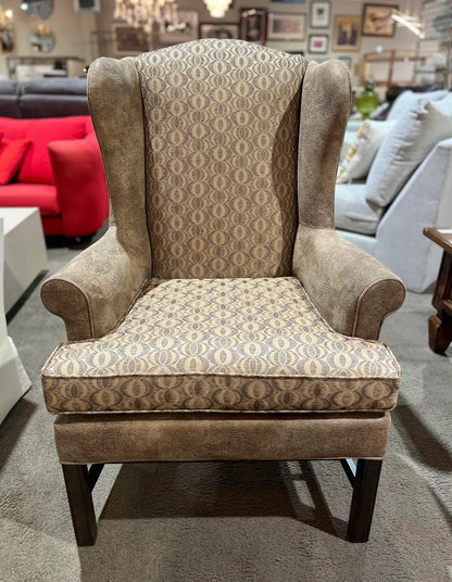Heckman Brown Wingback Chair