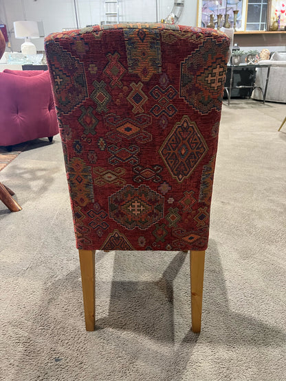 Pier 1 Red Multi Tapestry Chair