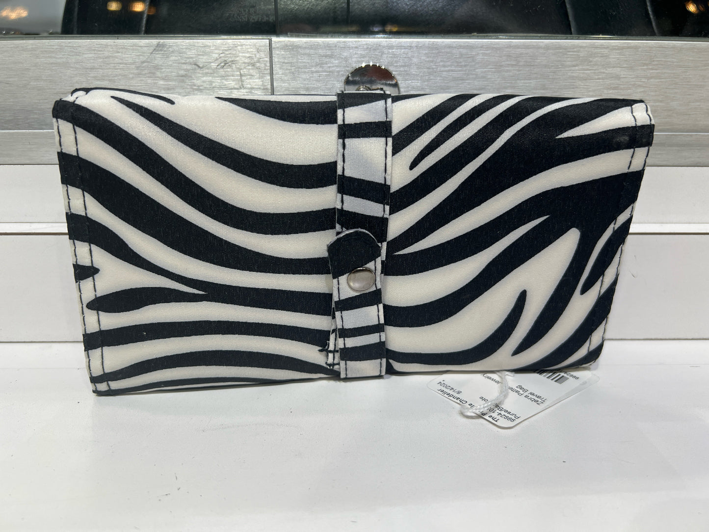 Zebra Pattern Jewelry Travel Bag