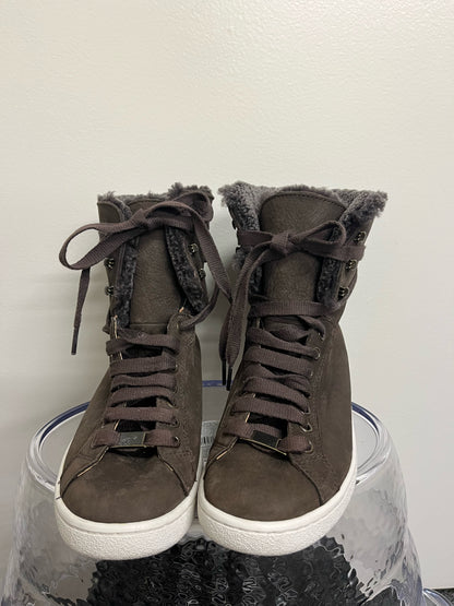 UGG Starlyn Sheepskin Leather High Top Sneakers