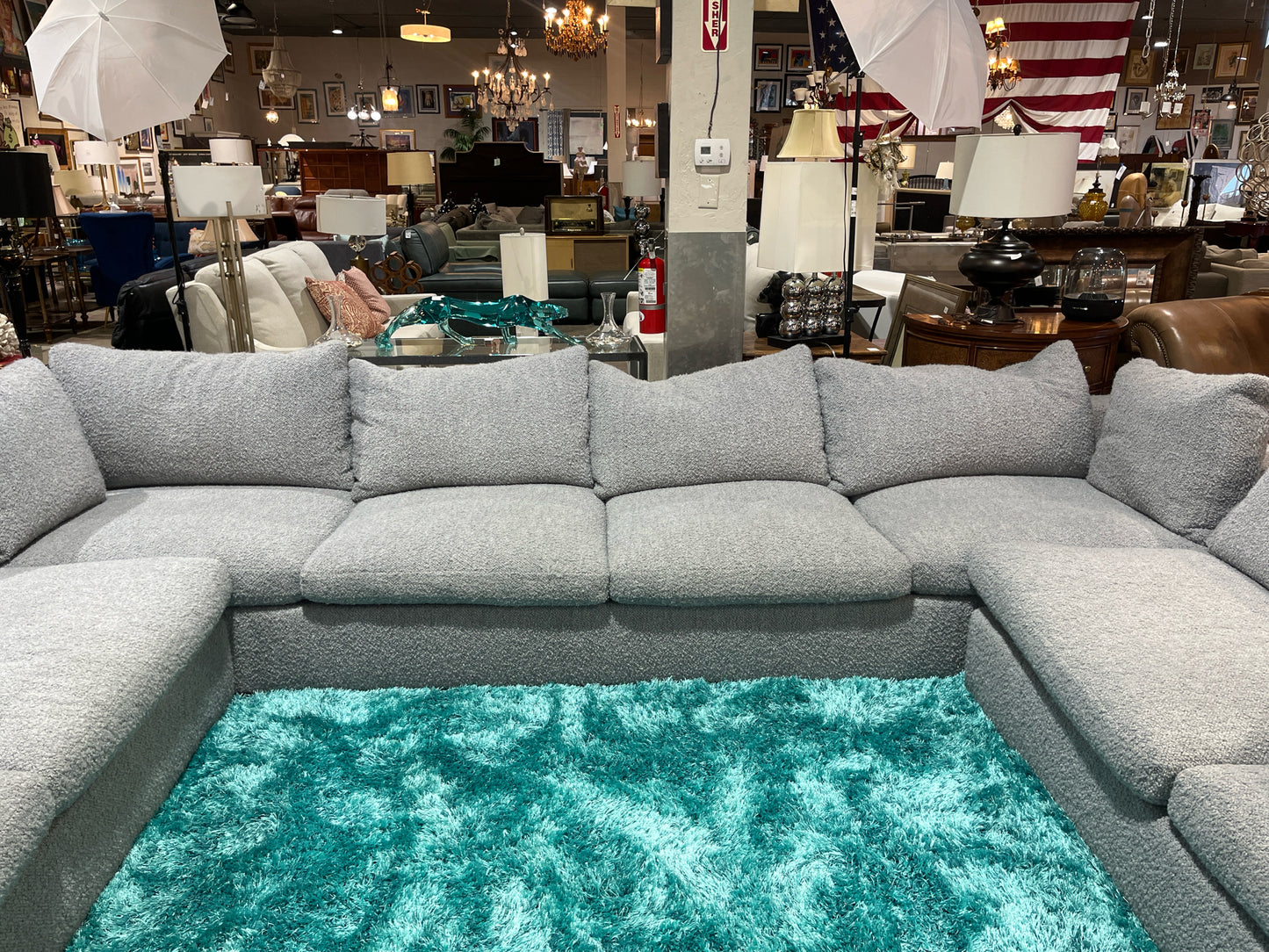 Restoration Hardware Boucle Sectional Set