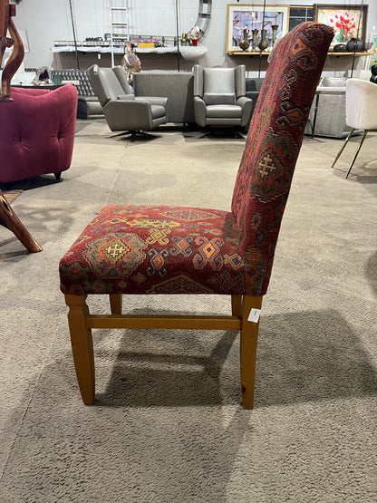 Pier 1 Red Multi Tapestry Chair