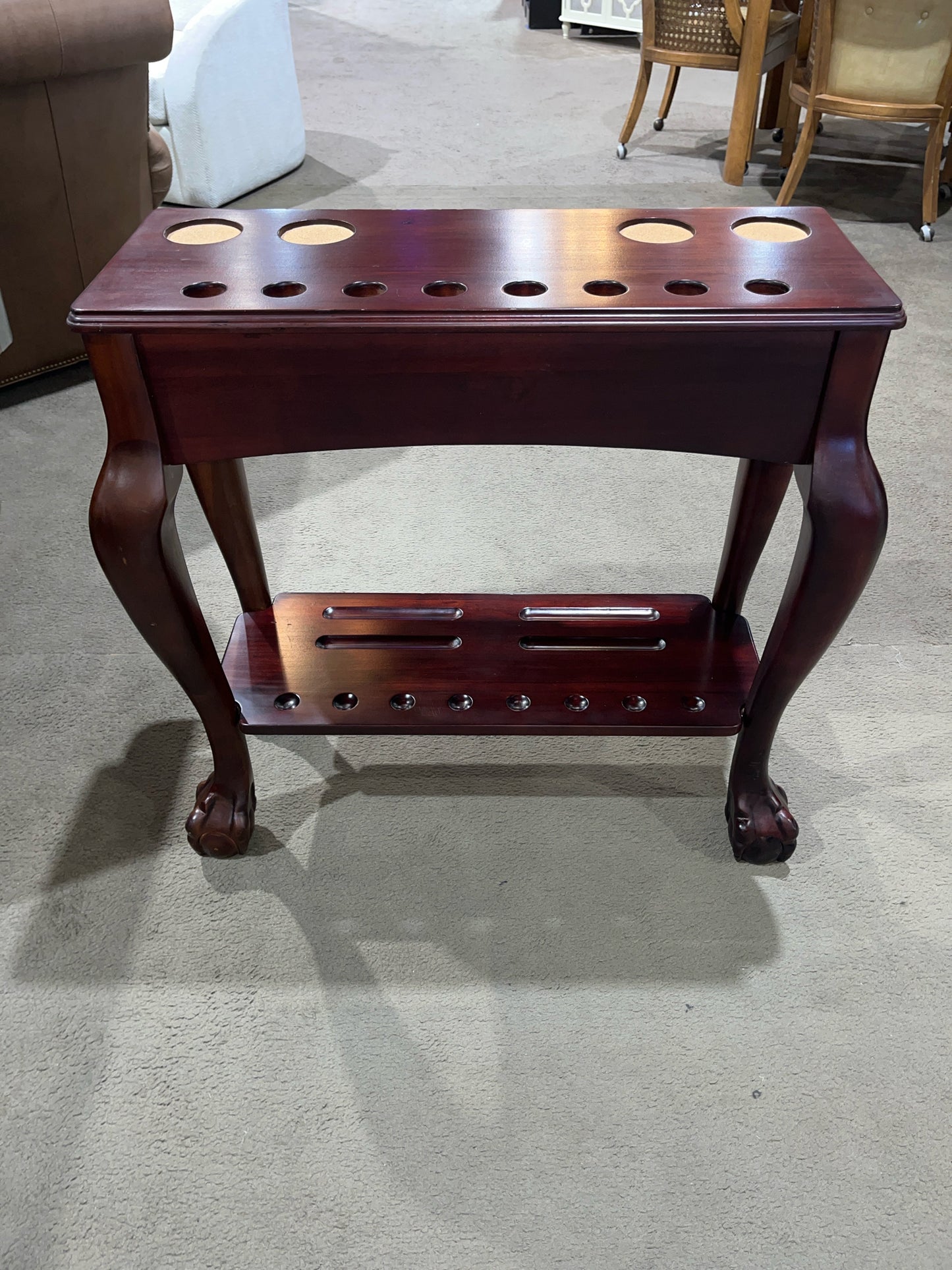 Mahogany Pool Stick Holder