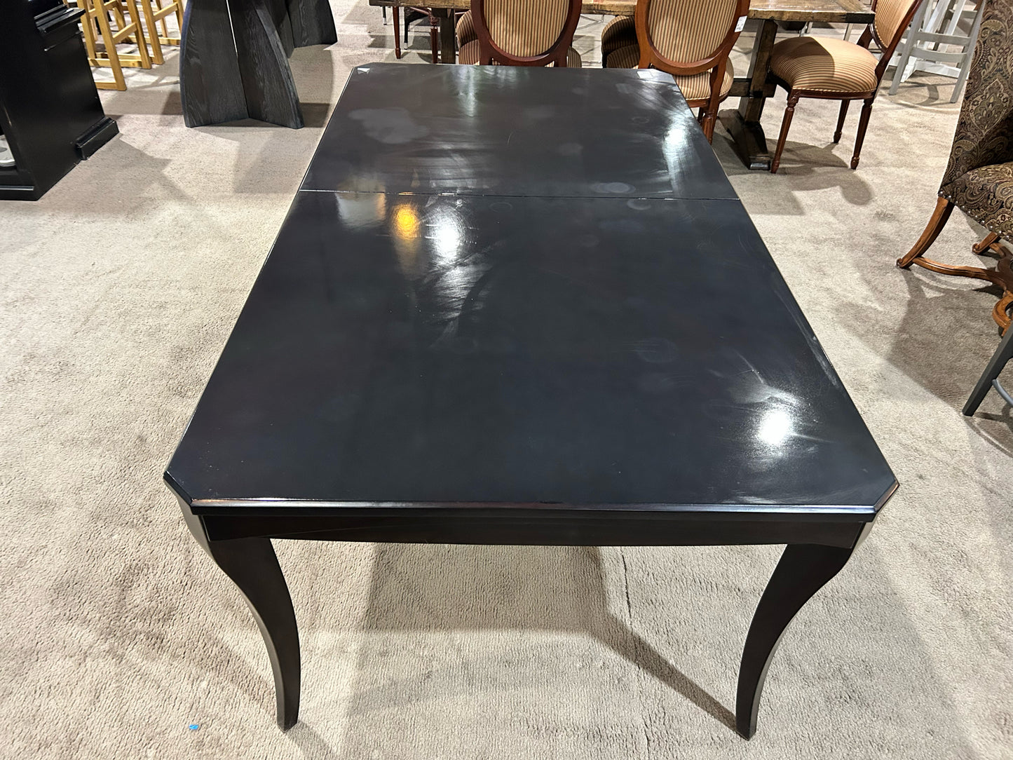 Casana Black Wood Dining Table