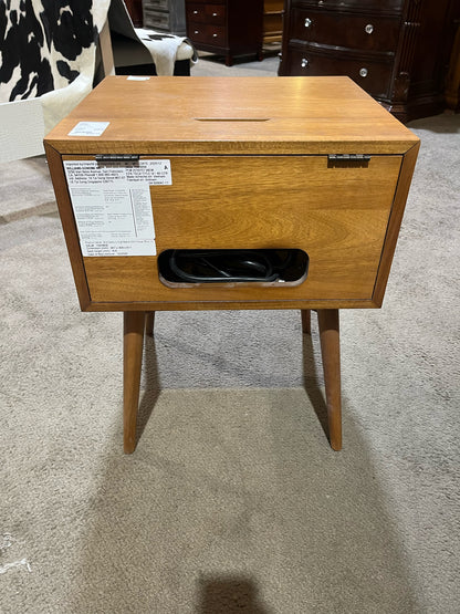 West Elm MCM Charging Nightstand