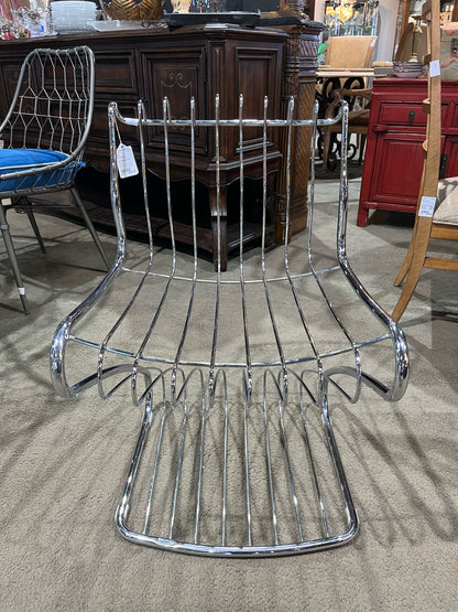 Rinaldi For Padova Italy MCM Stainless Steel Chair