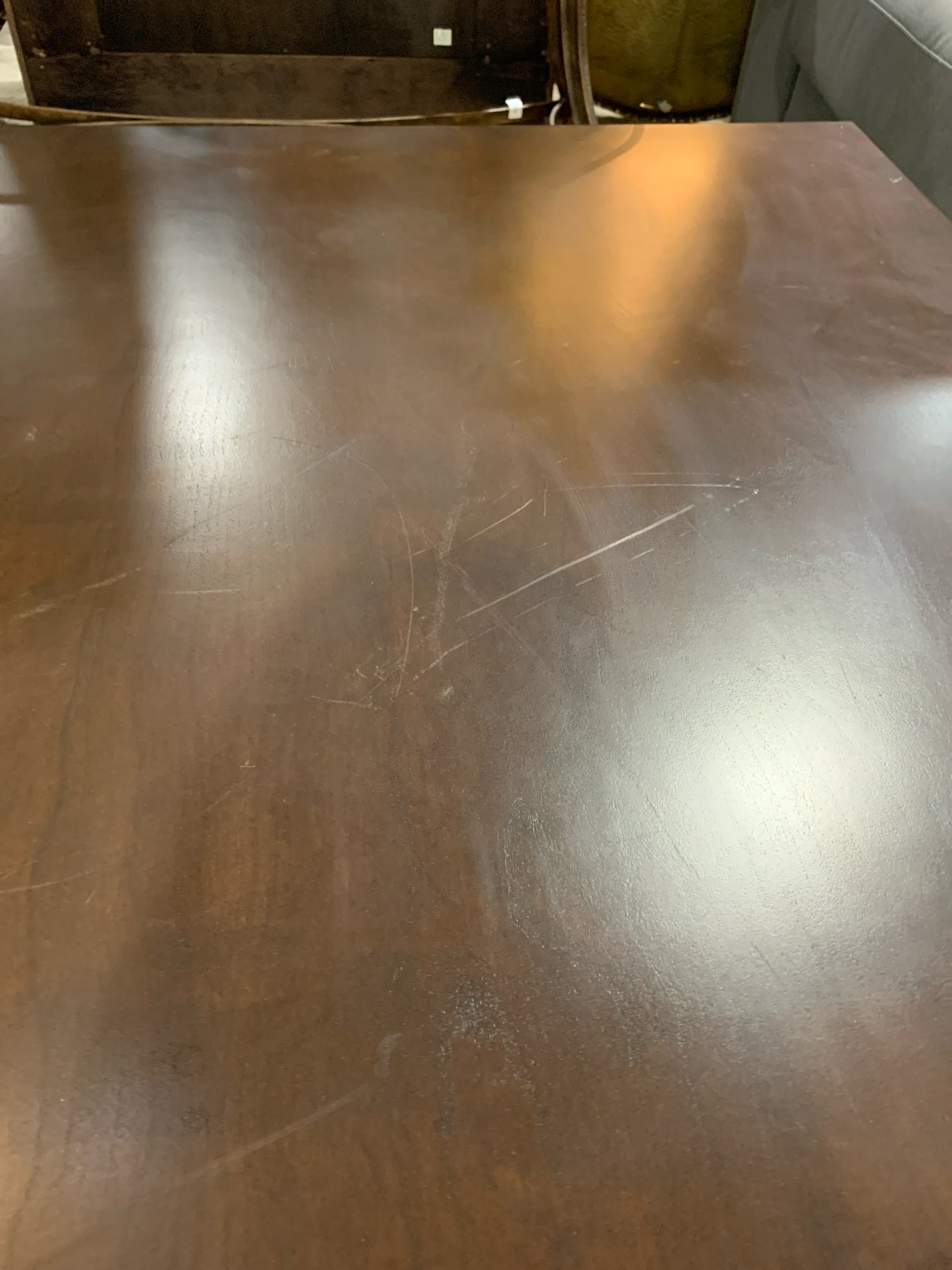 Large White Lacquered Coffee Table