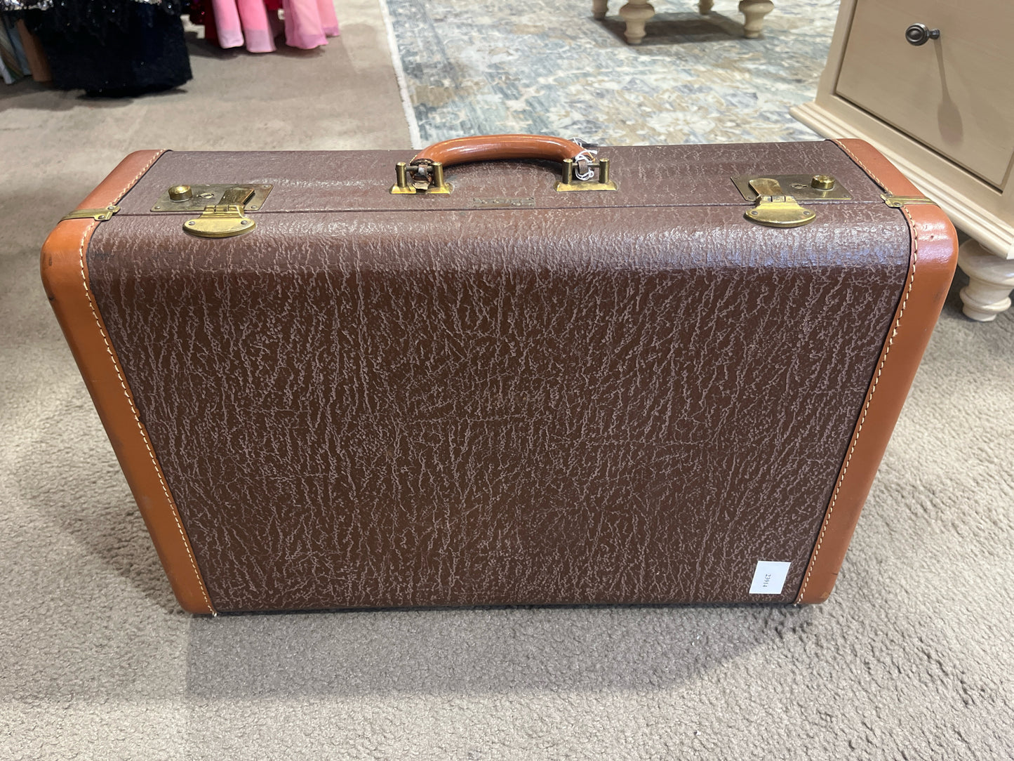 Vintage Brown Suitcase