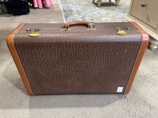 Vintage Brown Suitcase