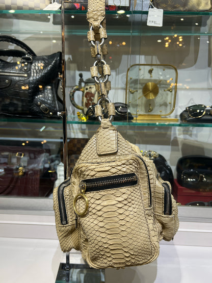 Chloe Beige Python Handbag