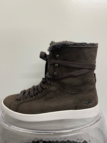 UGG Starlyn Sheepskin Leather High Top Sneakers