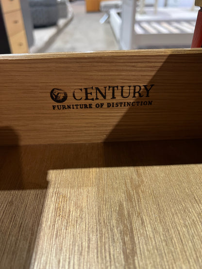 Century 4 Drawer 2 Door Red Wood Campaign Chest