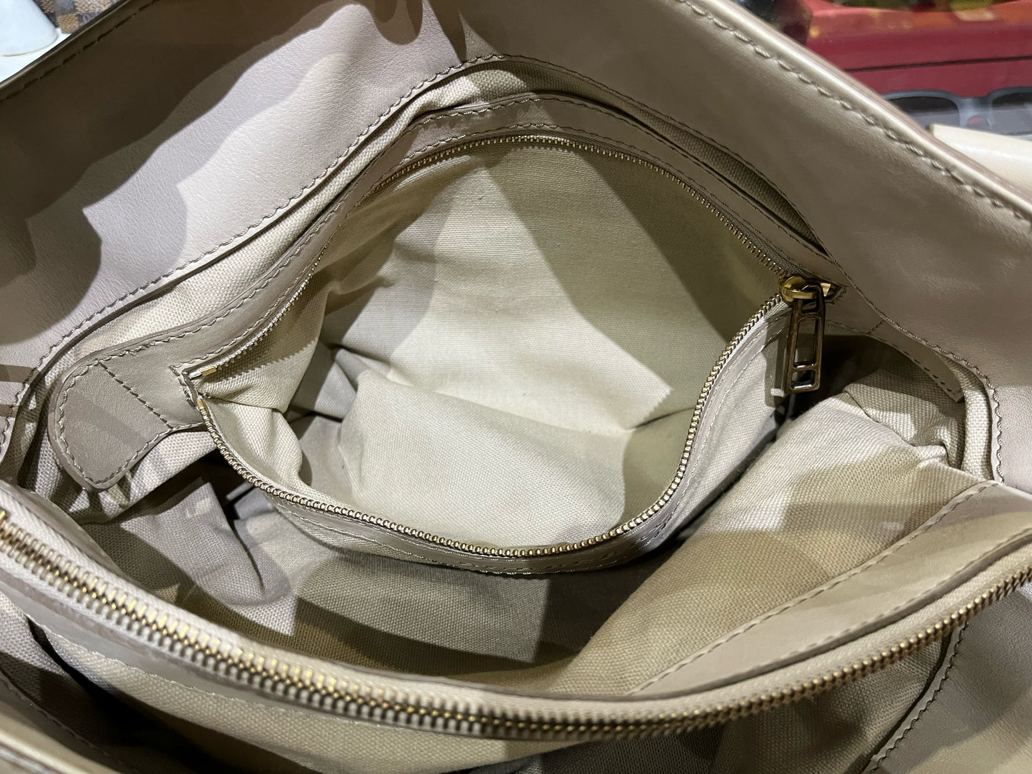 Burberry Cream Plaid Tote