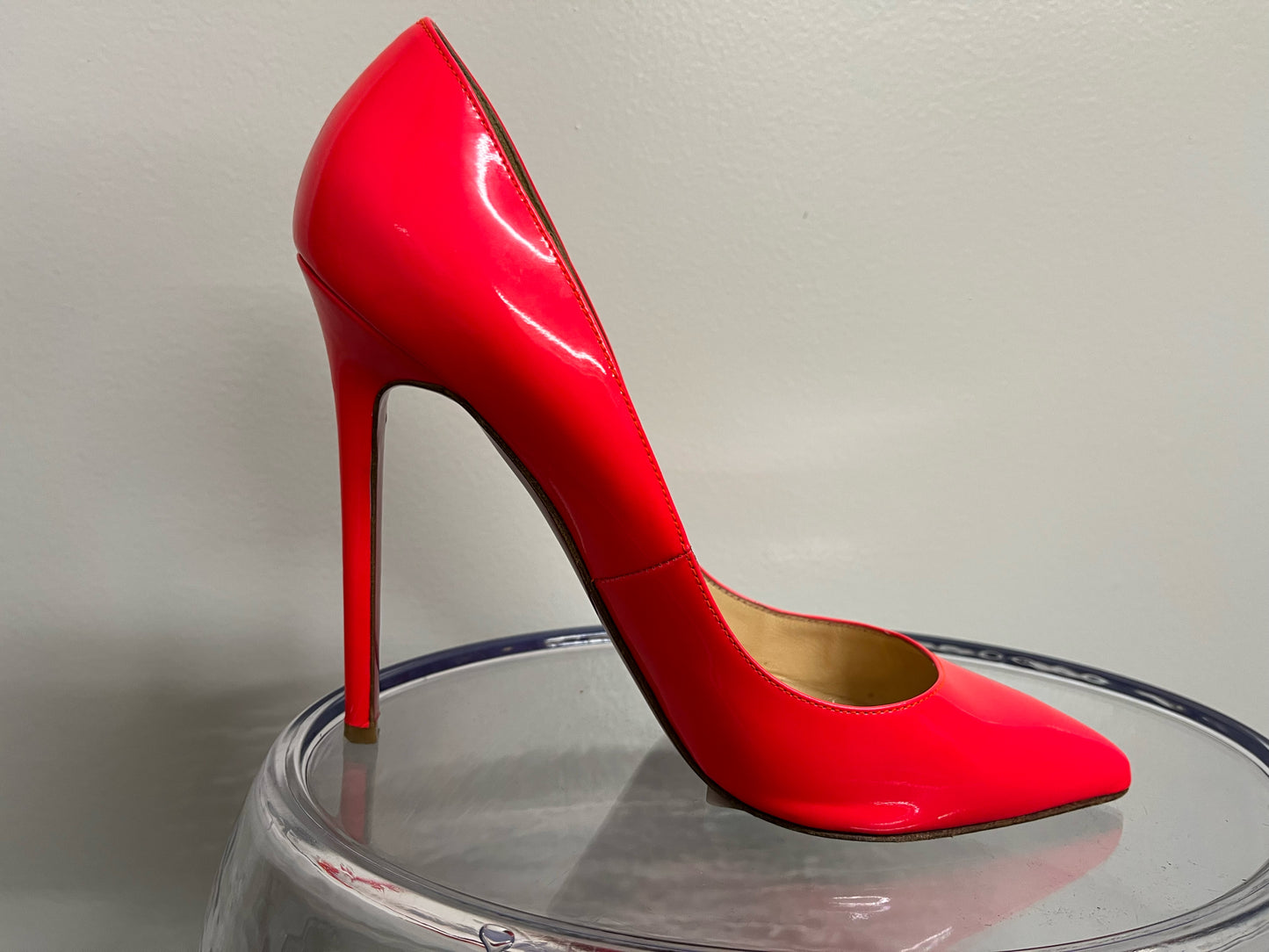 Christian Louboutin Hot Pink Patent Leather Heels