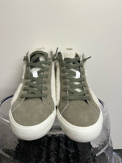 Vintage Havana Sage Suede & Faux Fur Sneakers