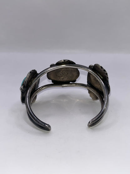 Native Style 925 Sterling Silver & Turquoise Bracelet