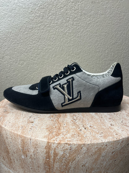 Louis Vuitton Black & Gray Monogram Sneaker