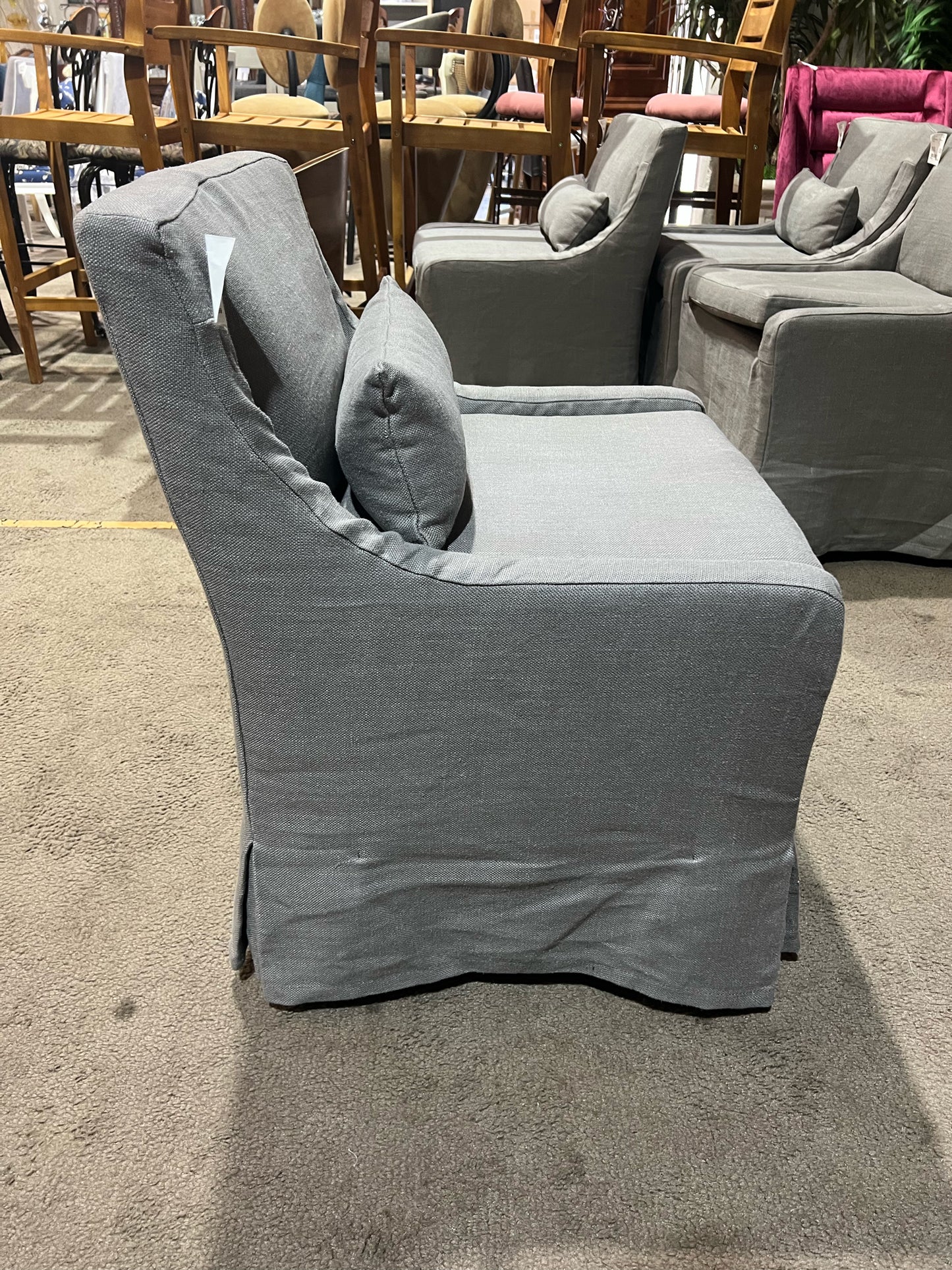 Restoration Hardware Gray Chair