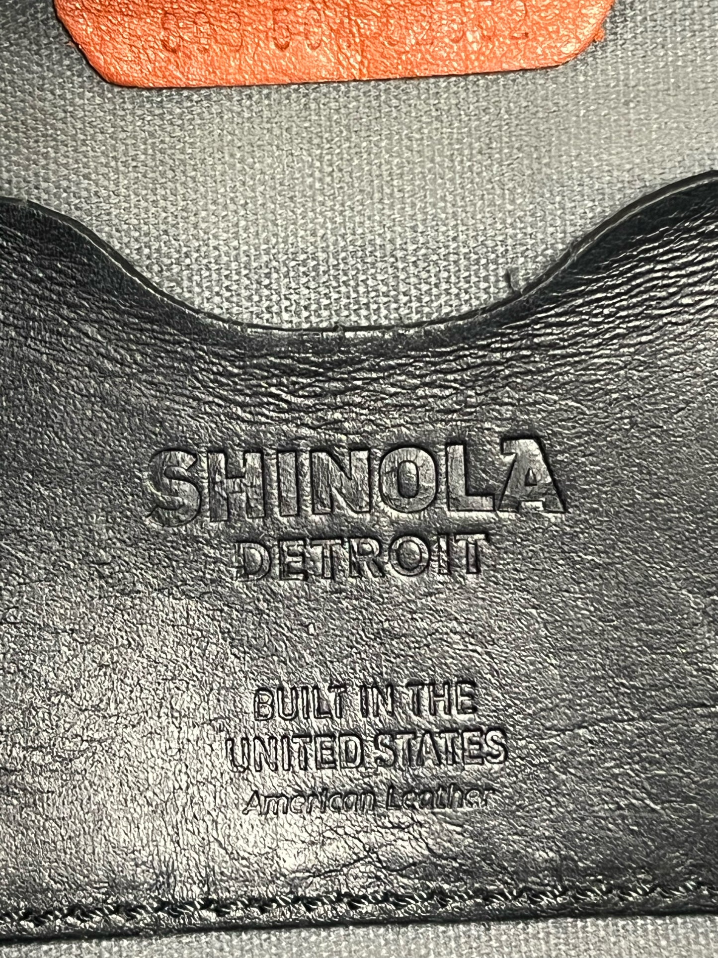 Shinola Detroit Gray Suede Shoulder Bag
