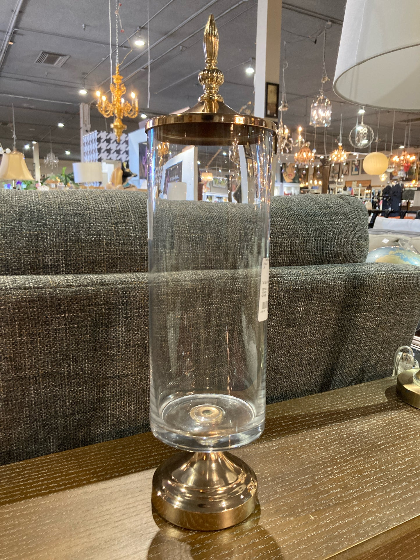 Tall Glass Jar