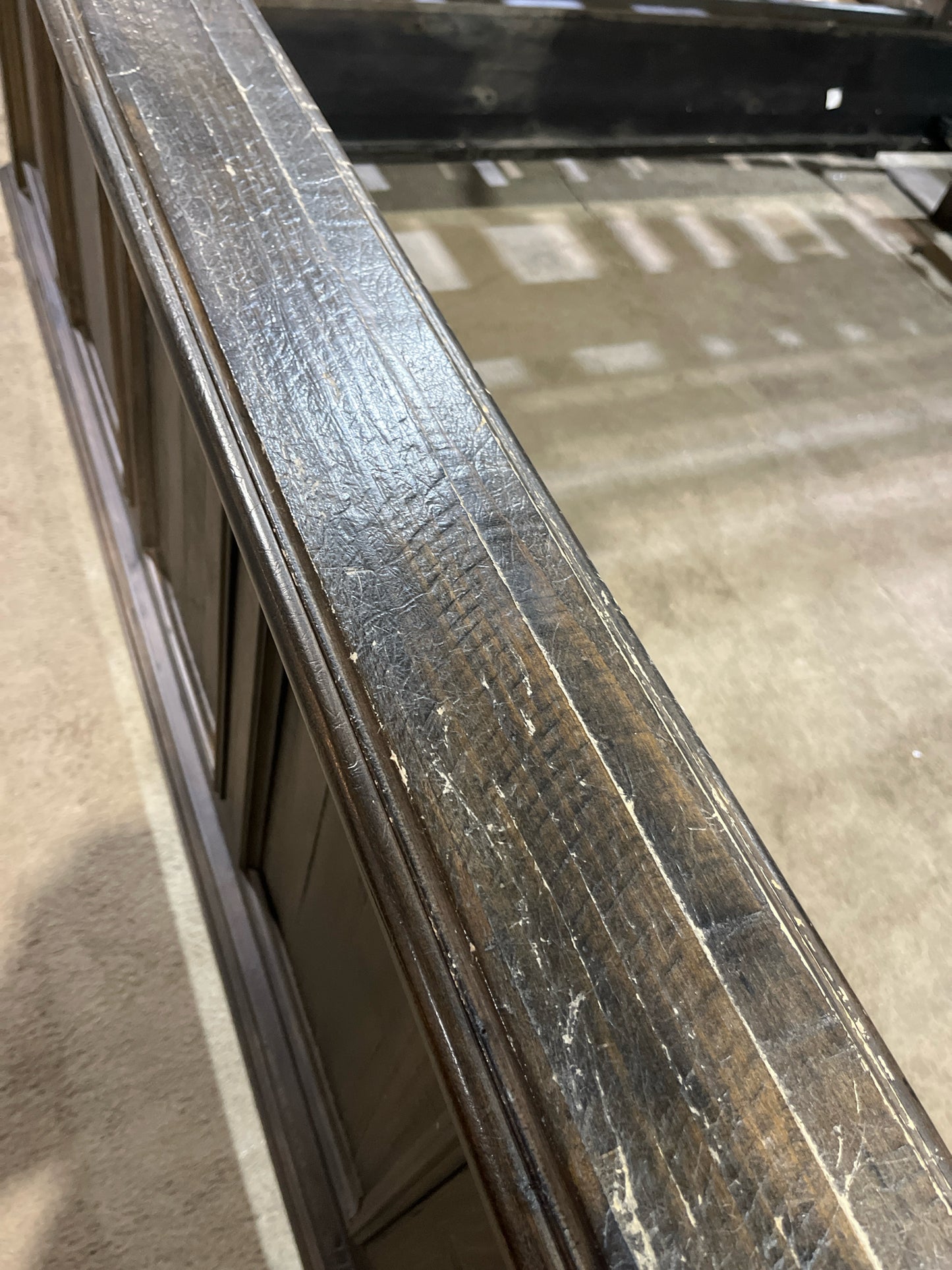 Magnussen King Size Gray Wood "Calistoga" Bed