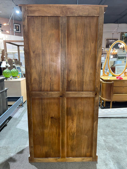 Sierra Living Concepts White Mosaic Wood Armoire