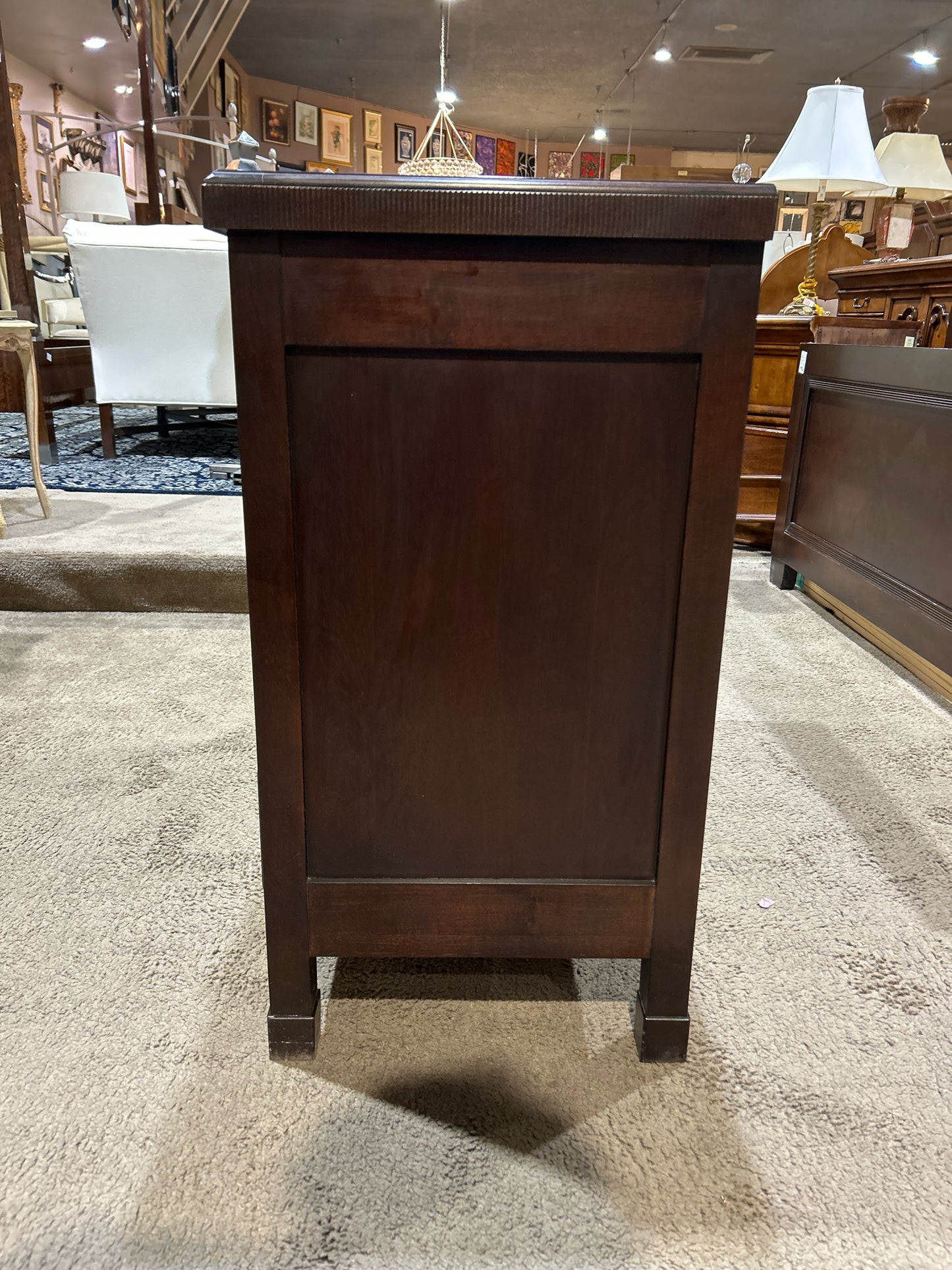 Lexington 4 Drawer Espresso Wood Nightstand