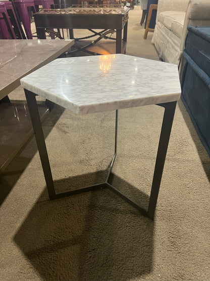 West Elm White Side Table
