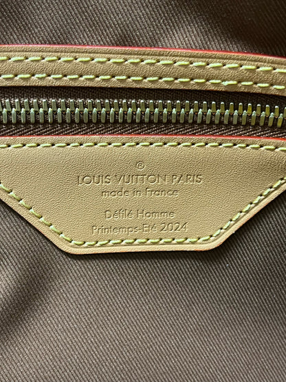 Louis Vuitton Yellow Monogram Damier Pop "Bandouliere" Duffel Bag