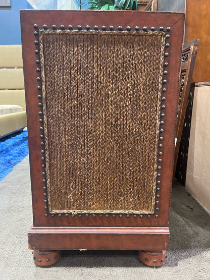 Maitland Smith Red & Seagrass Dresser
