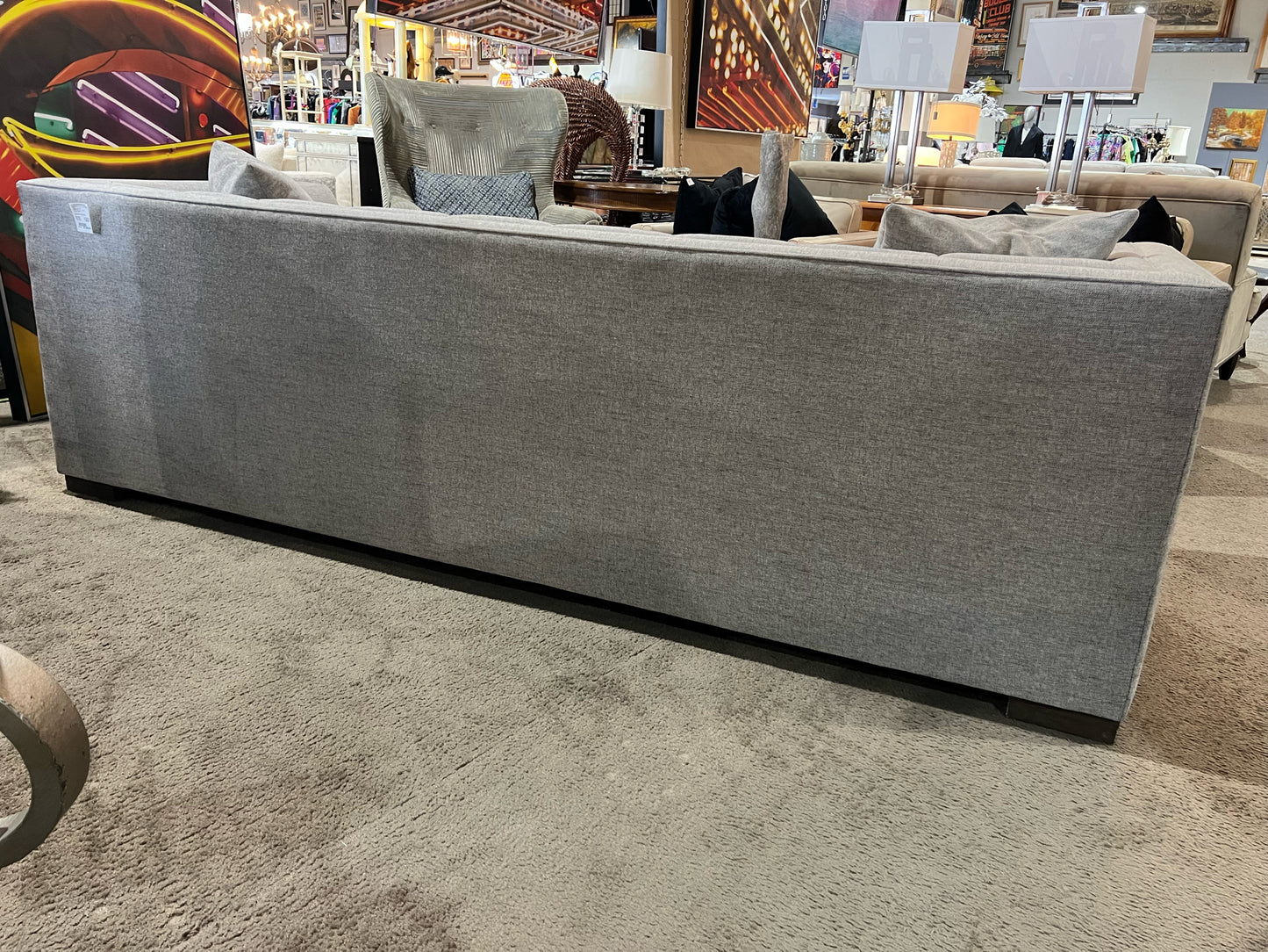 Alder & Tweed Gray Fabric Sofa