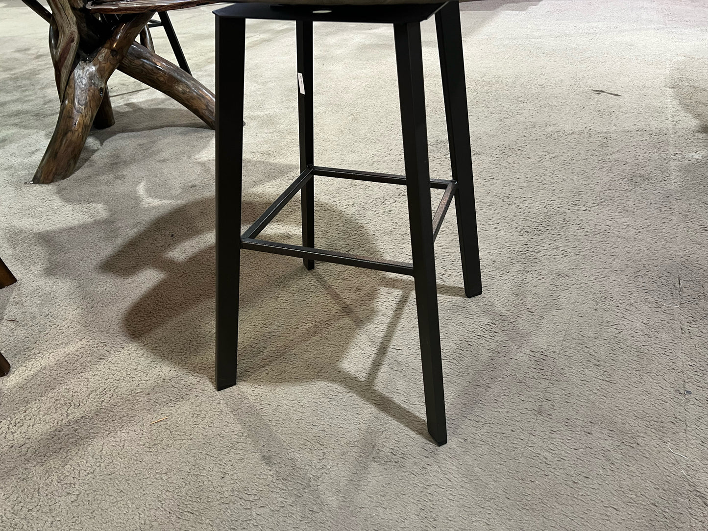 Amisco Vegan Leather Grisom Bar Stool