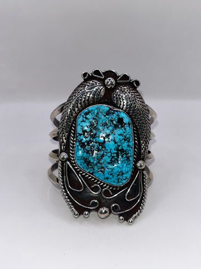 Native Style 925 Sterling Silver & Turquoise Bracelet