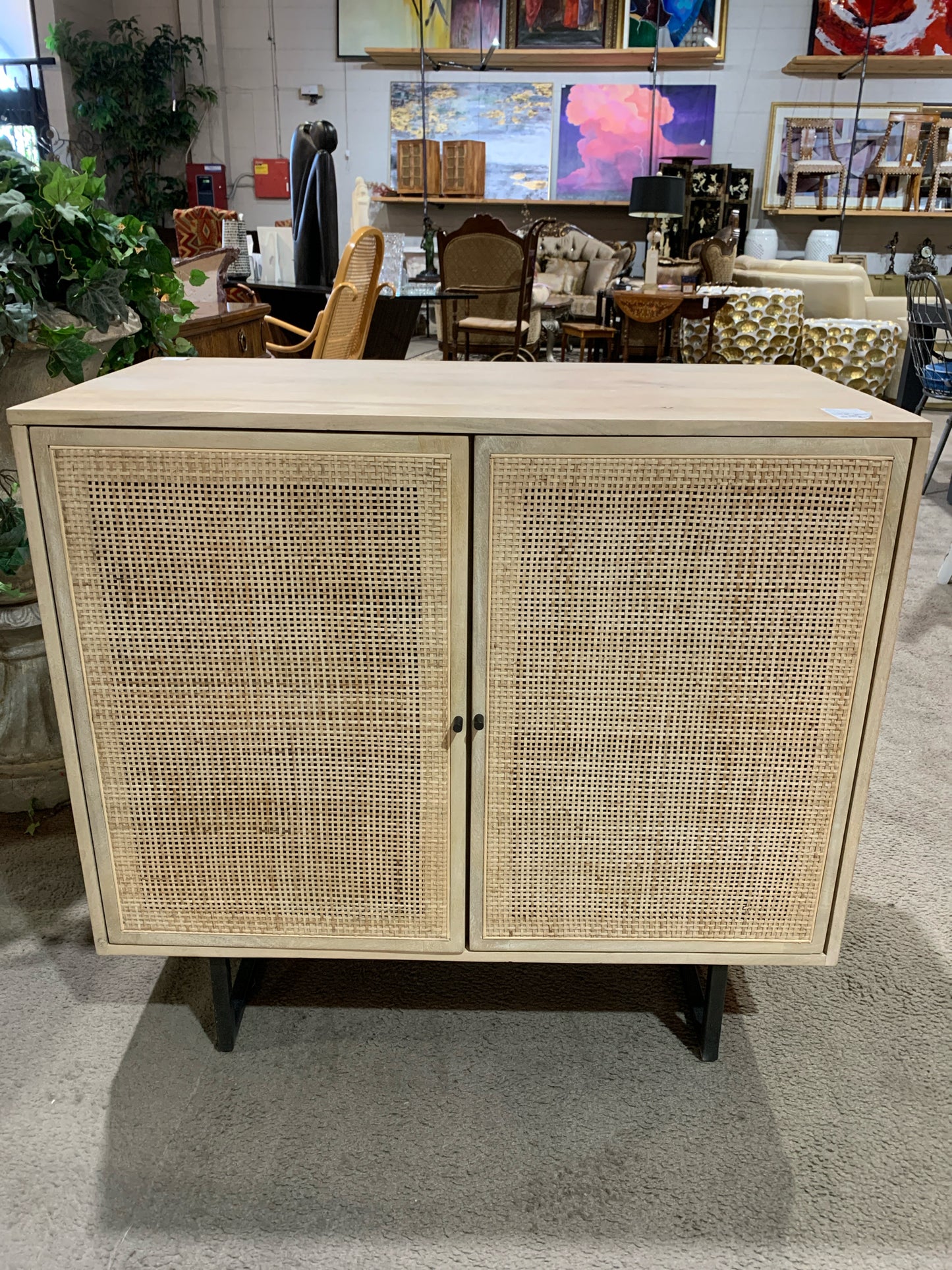 Four Hands 2 Door  Wood Cabinet
