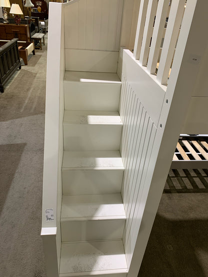 Pottery Barn Twin Size White Wood "Catalina" Bed