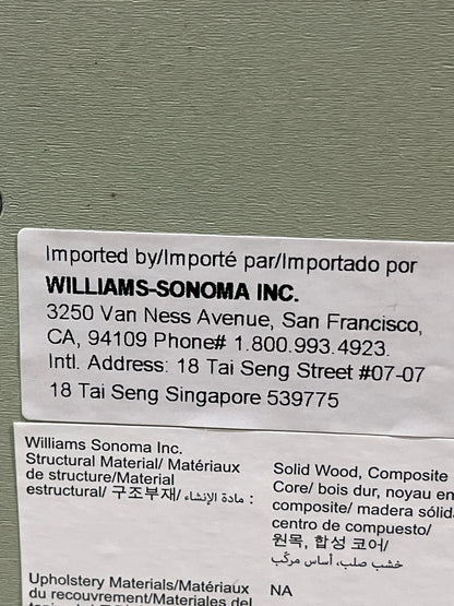 William Sonoma Sage 6 Drawer "Camden" Dresser