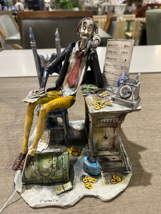 Toni Moretto "The Bookkeeper" Figurine