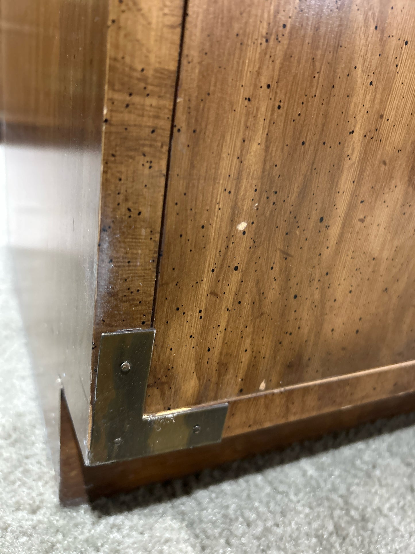 Dixie Furniture Wood  "Campaigner" Hutch Top Dresser