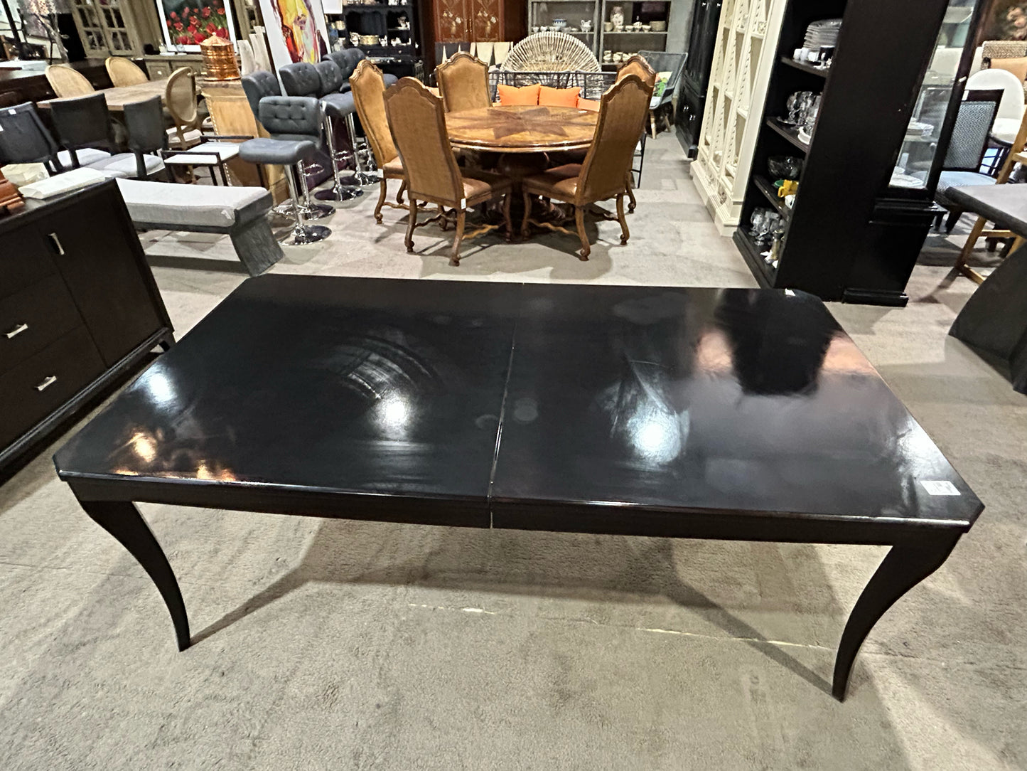 Casana Black Wood Dining Table