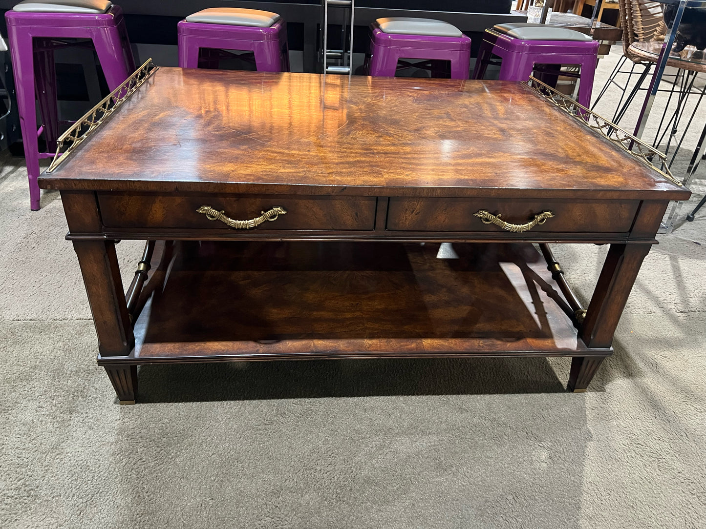 Theodore Alexander Wood Althorp Admirality Coffee Table