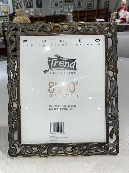 Metal Floral Picture Frame