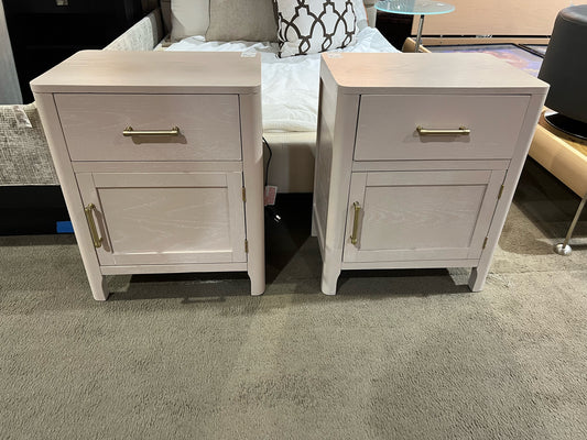 Lightwood  1 Drawer 1 Door Nightstand