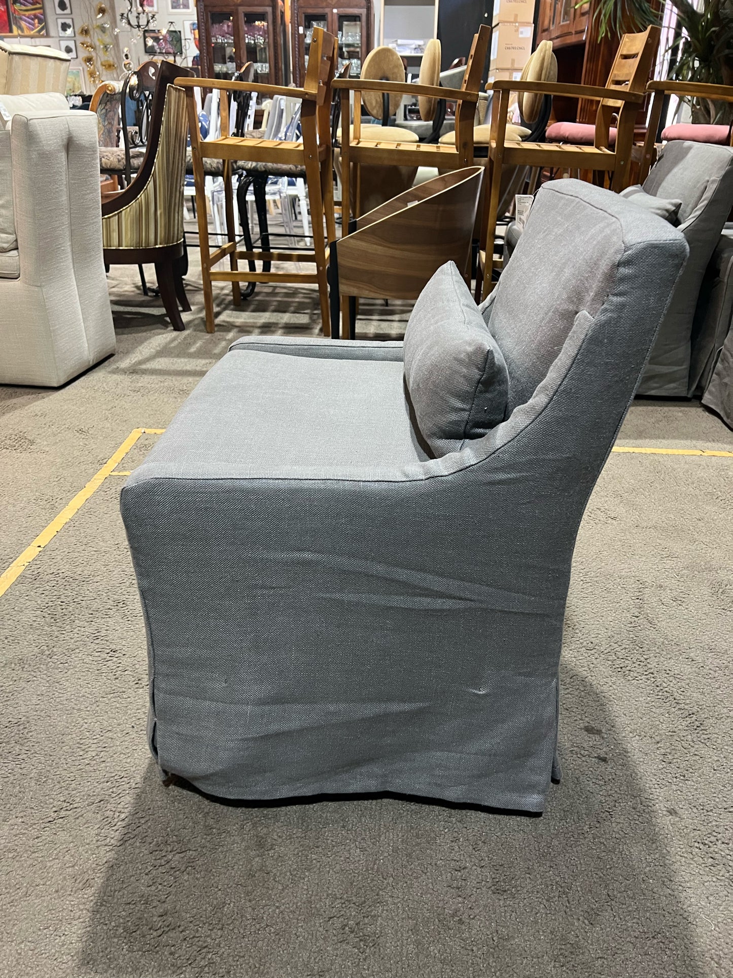 Restoration Hardware Gray Chair