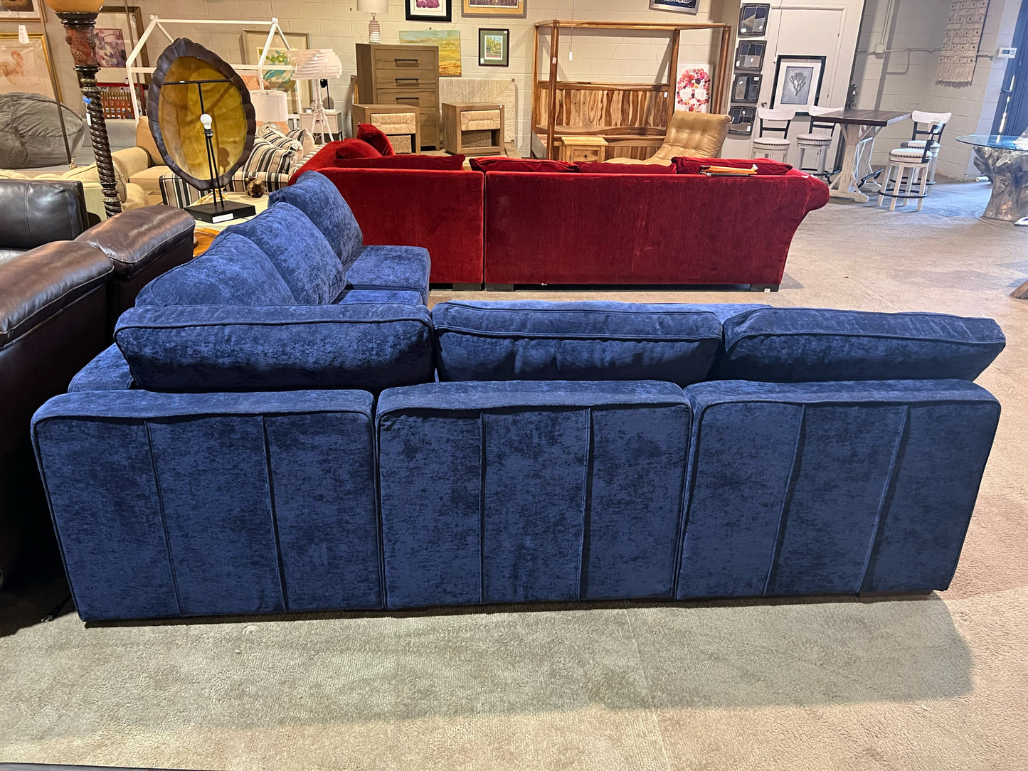 Blue Sectional