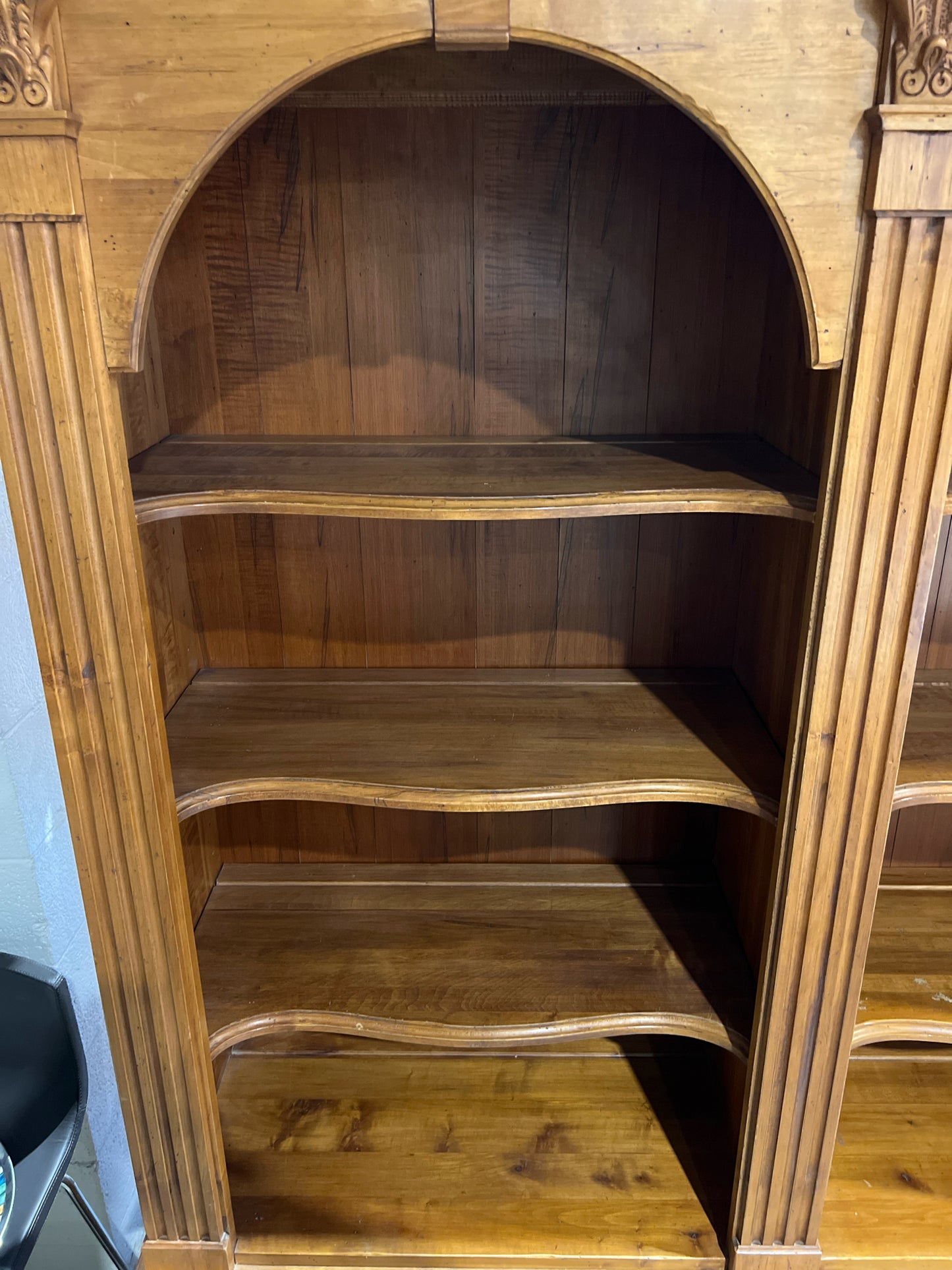 Wooden Arch Bookcase