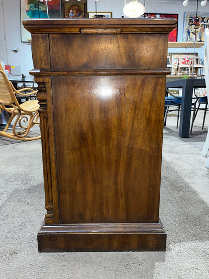 Drexel 1960's Louis XVI Mahogany Bar Cart