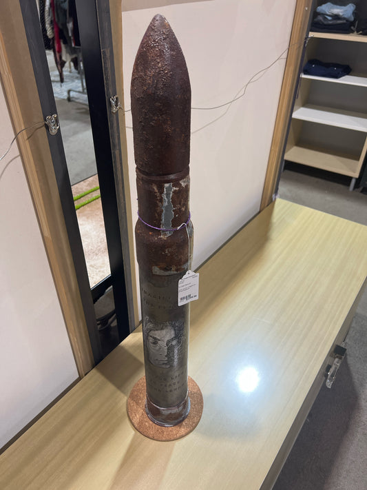 John Lennon "Imagine" Artillery Shell Sculpture